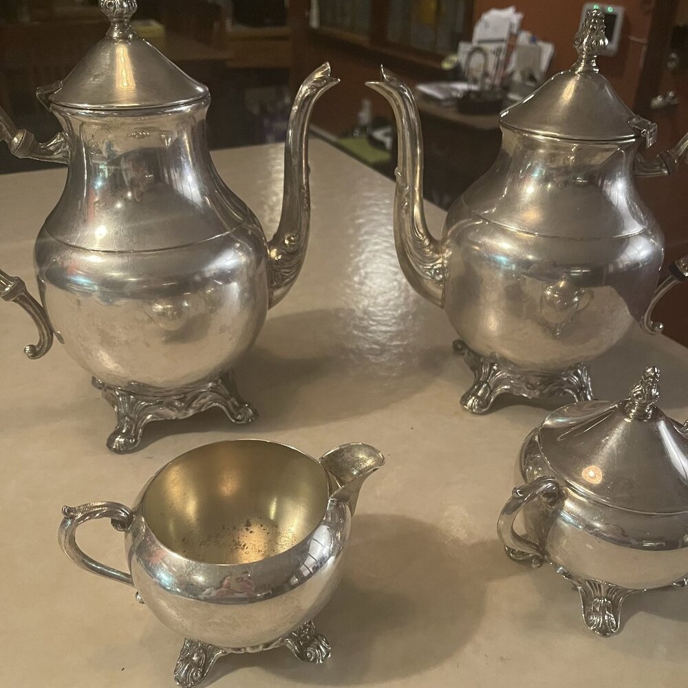 F. B. Rodgers Silver Plated Tea Set